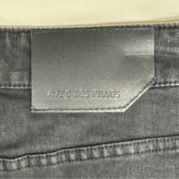 NWOT | Avec Les Filles | Hi-Rise Button Fly Skinny Jeans | Black | Size 28 - Picture 5 of 12